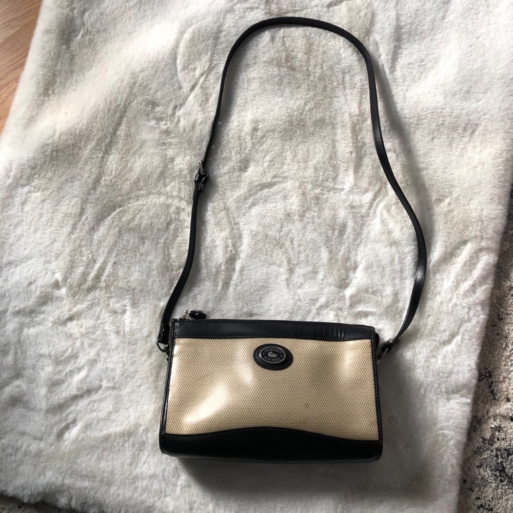 Dooney & Bourke Vintage Canvas Patent Crossbody